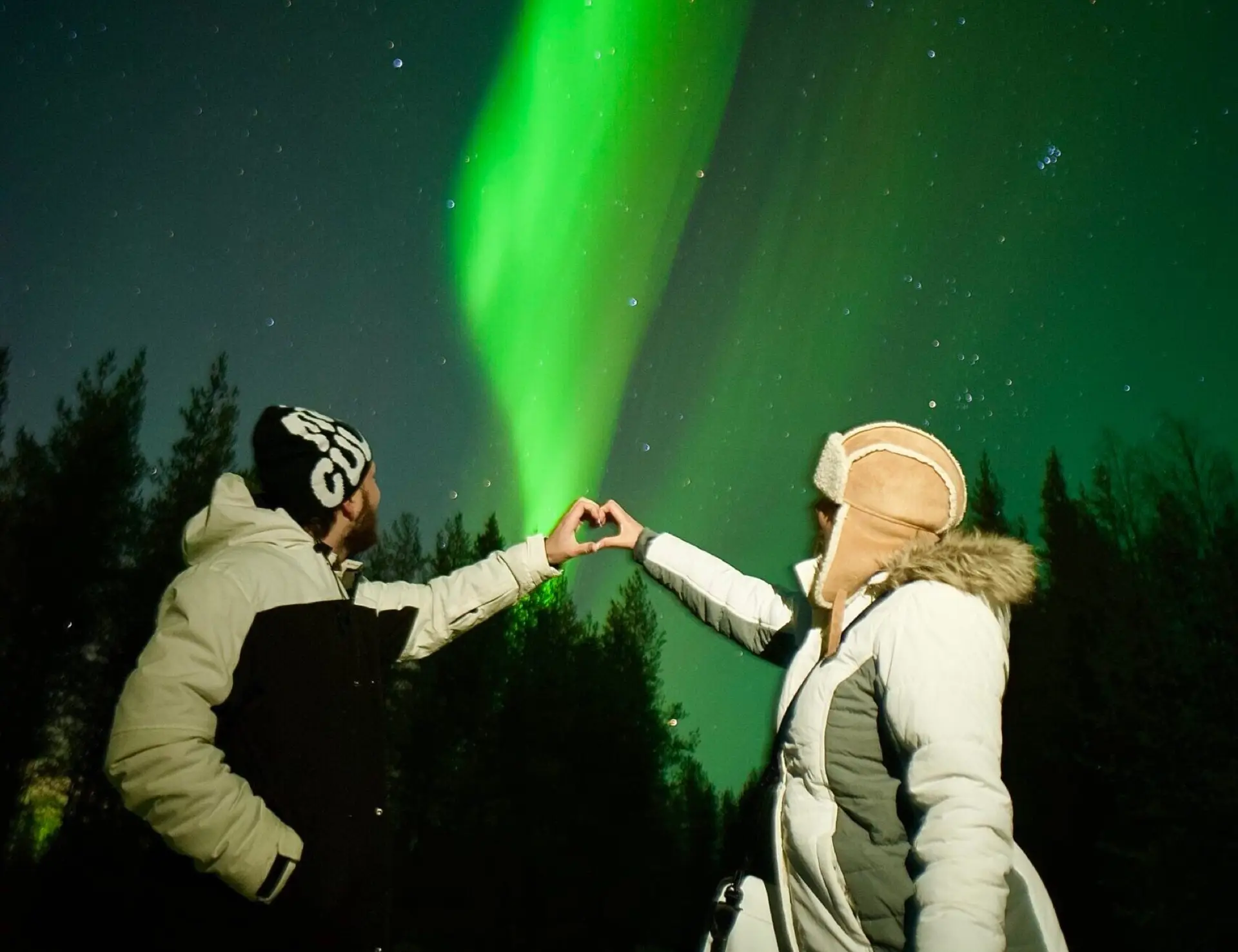 Northern lights tour in Rovaniemi